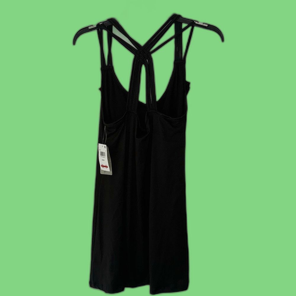 J. Valdi Women’s Large Black Swim Coverup 95% Polyester 5% Spandex Soft NWT